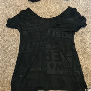 Graphic print lululemon tshirt